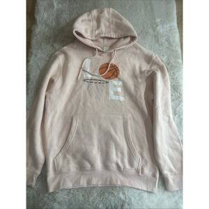 Lane Seven Bitter‎ Hoodie Sweatshirt Size M Pink